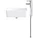Lavabo da bagno Cromato 40,5 x 30,5 x 13 cm Metallo - Foto miniatura 3
