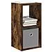 Comodino Rovere fumé 25,5 x 22 x 49,5 cm Legno multistrato - Foto miniatura 3