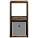 Comodino Rovere fumé 25,5 x 22 x 49,5 cm Legno multistrato - Foto miniatura 6