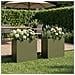 Vaso da giardino 2 pz Verde Oliva 50 x 30 x 40 cm - Foto miniatura 2