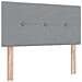 Letto box spring con materasso Grigio Chiaro 120 x 190 cm - Foto miniatura 2