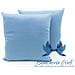 Coppia Cuscini Arredo Imbottiti Tessuto Ottoman In Tinta Unita Colore Azzurro 31 40x40 Azzurro 31 - Foto miniatura 2