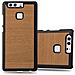 Custodia Compatibile Con Huawei P9 In Woody Marrone - Hard Case Coperchio Di Protezione In Look Legno Contro I Graffi E Gli Urti - Foto miniatura 1