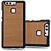 Custodia Compatibile Con Huawei P9 In Woody Marrone - Hard Case Coperchio Di Protezione In Look Legno Contro I Graffi E Gli Urti - Foto miniatura 4