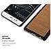 Custodia Compatibile Con Huawei P9 In Woody Marrone - Hard Case Coperchio Di Protezione In Look Legno Contro I Graffi E Gli Urti - Foto miniatura 5