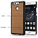 Custodia Compatibile Con Huawei P9 In Woody Marrone - Hard Case Coperchio Di Protezione In Look Legno Contro I Graffi E Gli Urti - Foto miniatura 7