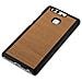 Custodia Compatibile Con Huawei P9 In Woody Marrone - Hard Case Coperchio Di Protezione In Look Legno Contro I Graffi E Gli Urti - Foto miniatura 3