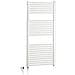 Scaldasalviette Elettrico 120x50 Cm 700w Bianco Con Resistenza Termolimitata H120 Cm Friuli - Foto miniatura 1
