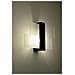 Novità! Applique Wenge Per Salotto E Corridoio - Vetro E Legno - Feniks 1 Sl. 0075 Lampada A Muro Quadrata, Stile Moderno, A Luce Singola Led E-27 *** Lampade - I Prezzi Più Bassi Su Amazon! - Foto miniatura 2