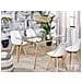 Tavolo Da Pranzo Con Piano In Vetro 140 X 80 Cm Kamina - Foto miniatura 6