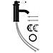 Rubinetto per Lavabo del Bagno Nero 130x180 mm - Foto miniatura 1