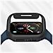 Cover Per Apple Watch Serie 7 (41mm) Rigida Finitura Soft-touch Enkay Nera - Foto miniatura 5