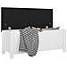 Contenitore con Cuscino Bianco Lucido 105x40x45cm Multistrato - Foto miniatura 3