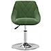 Sedie Da Pranzo Girevoli 4 Pz Verde Scuro In Velluto - Foto miniatura 3