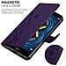 Custodia Compatibile Con Honor 6x / Huawei Mate 9 Lite / Gr5 2017 In Lilla Scuro Fiore - Coperchio Protettivo In Design Floreale Con Chiusura Magnetica, Funzione Stand E Slot Per Carte - Foto miniatura 5