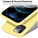 Custodia Compatibile Con Apple Iphone 12 Pro Max In Liquid Giallo - Coperchio Protettivo In Silicone Tpu Flessibile - Foto miniatura 5