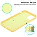 Custodia Compatibile Con Apple Iphone 12 Pro Max In Liquid Giallo - Coperchio Protettivo In Silicone Tpu Flessibile - Foto miniatura 6