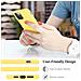 Custodia Compatibile Con Apple Iphone 12 Pro Max In Liquid Giallo - Coperchio Protettivo In Silicone Tpu Flessibile - Foto miniatura 7