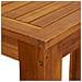 Set Da Bar Per Giardino 9 Pz In Legno Massello Di Acacia - Foto miniatura 3