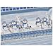 Telo Arredo Multiuso Linea Pensieri Delicati In Cotone Disegno Inverno Polare Matrimoniale Blu - Foto miniatura 6