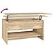 Tavolino Da Salotto Rovere Sonoma 80x50x40 Cm Legno Multistrato - Foto miniatura 7