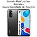 Custodia Tpu Silicone Cover Case Per Xiaomi Redmi Note 11 - 11s Black - Foto miniatura 2