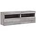 Mobili Tv A Parete Con Luci Led 2pz Grigio Sonoma 60x30x40 Cm - Foto miniatura 3
