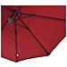 Ombrellone Doppio Da Giardino In Alluminio Alu Twin 460x270xh240 Cm Bordeaux - Foto miniatura 8