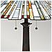 Lampada Da Scrivania Tiffany Maybeck Acciaio Bronzo Valiant 2 Luci E27 - Foto miniatura 3