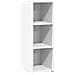 Credenza Bianca 30x41x93 Cm In Legno Multistrato - Foto miniatura 2