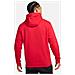 Felpa Con Cappuccio Full Zip Cw6887-657 Uomo Taglia L Colore Rosso - Foto miniatura 3