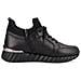 Black Casual Closed Sport Shoe Sneakers Pelle Scarpe Donna Nero Eu 39, D5982-01 - Foto miniatura 3