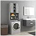 Mobile per Lavatrice Grigio Sonoma 64x25,5x190 cm - Foto miniatura 6