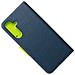 Custodia A Libro Book Case Per Samsung Galaxy A36 Navy-lime - Foto miniatura 3