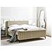 Letto Bouclé Lunan 160 X 200 Cm Beige - Foto miniatura 1