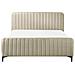 Letto Bouclé Lunan 160 X 200 Cm Beige - Foto miniatura 3