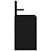 Comodini con 2 Cassetti 2 pz Rovere Nero 38x34x80 cm - Foto miniatura 4