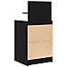 Comodini con 2 Cassetti 2 pz Rovere Nero 38x34x80 cm - Foto miniatura 8