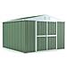 Box Lamiera Giardino Casetta Attrezzi In Acciaio Zincato 327x307cm X H2.15m - 145kg - 10,04mq - Verde - Foto miniatura 6