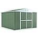 Box Lamiera Giardino Casetta Attrezzi In Acciaio Zincato 327x307cm X H2.15m - 145kg - 10,04mq - Verde - Foto miniatura 1