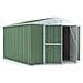 Box Lamiera Giardino Casetta Attrezzi In Acciaio Zincato 327x307cm X H2.15m - 145kg - 10,04mq - Verde - Foto miniatura 7