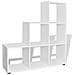 Libreria Scalare / Scaffale Espositore 107 Cm Bianco - Foto miniatura 3