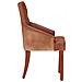 Lusso Casadino -  Sedie Da Pranzo 4 Pz Marroni In Vera Pelle Di Capra - Foto miniatura 4