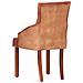 Lusso Casadino -  Sedie Da Pranzo 4 Pz Marroni In Vera Pelle Di Capra - Foto miniatura 5