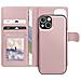 Custodia Per Iphone 13 Con Cover Rimovibile, Rosa Champagne - Foto miniatura 1
