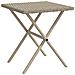 Lettini Prendisole 2pz con Tavolino Grigio Chiaro in Polyrattan - Foto miniatura 6