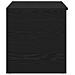 Cassa di stoccaggio  in Nero Rovere, 84x42x46 cm, in legno ingegnerizzato - Foto miniatura 8