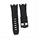Cinturino In Silicone Compatibile Con Audemars Piguet Royal Oak Offshore 15710 15703 Black 28 Mm - Foto miniatura 2