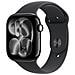Watch Series 11 GPS + Cellular 46mm Cassa Alluminio Jet Black con Sport Band Nero - M /L - Foto miniatura 1