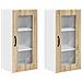 Pensile cucina con porta 2 pcs Rovere Sonoma 40 x 31 x 80 cm - Foto miniatura 1
